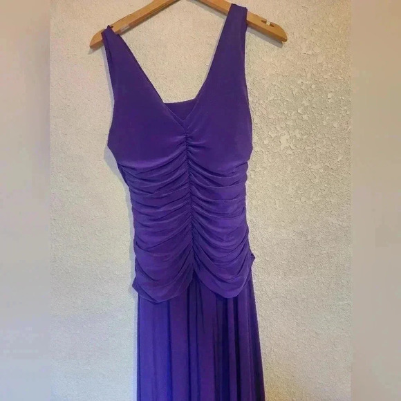 Bebe Purple Mermaid Maxi Dress - Picture 7 of 8